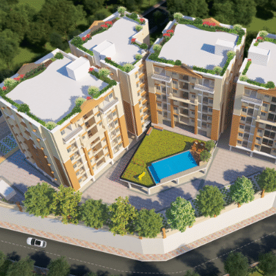  Bird's eye view of Protech Galaxy, Bhetapara, Guwahati.