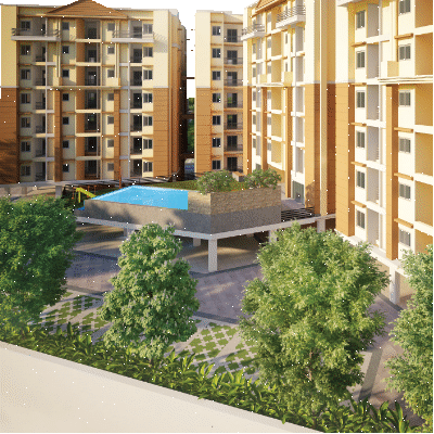  Bird's eye view of Protech Galaxy, Bhetapara, Guwahati.